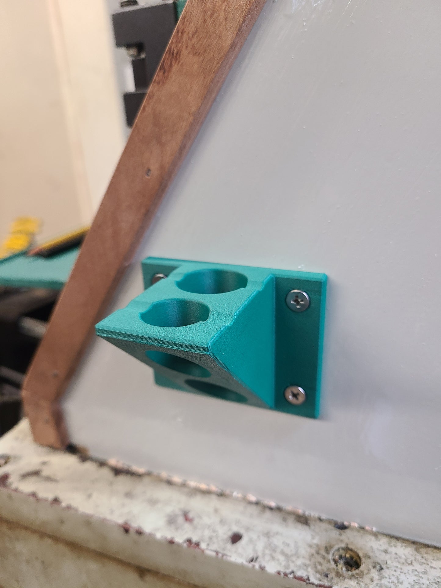 Custom Chuck Key Holder for Metal Lathe Gearbox Organizer - Hold One Or Two Chuck Keys