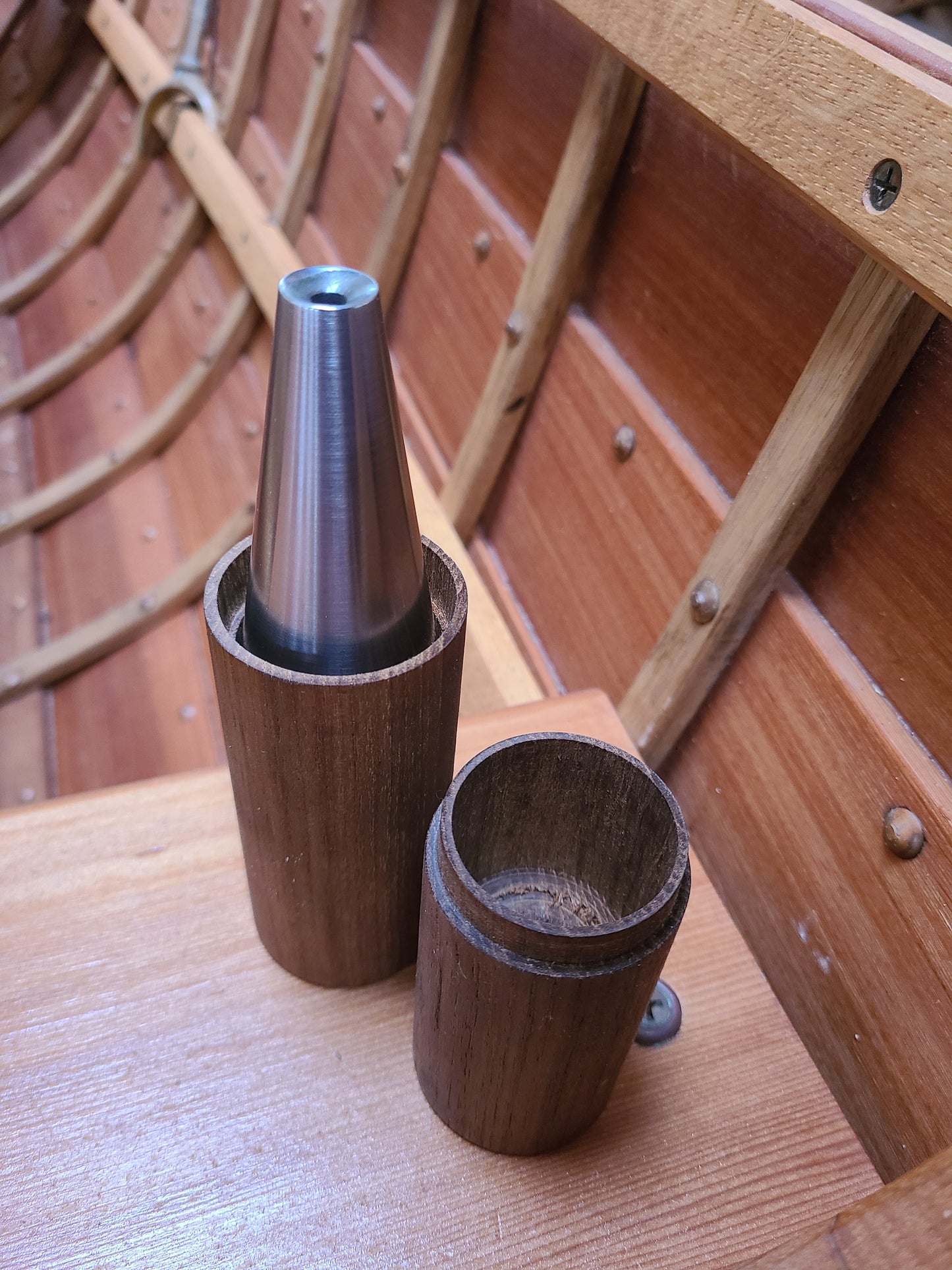 Custom Rove Punch / Setter and Bucking Iron Set for Traditional Copper Rivets Used In Wooden Boatbuilding